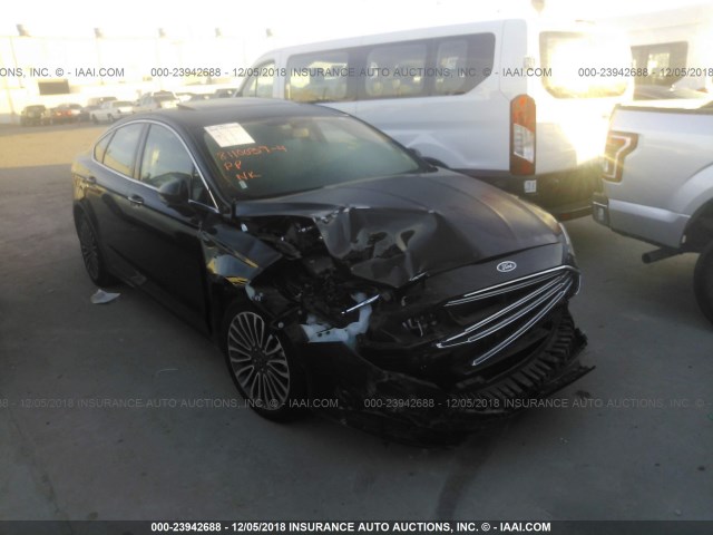 3FA6P0D98JR155367 - 2018 FORD FUSION TITANIUM/PLATINUM BLACK photo 1