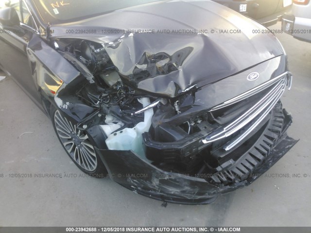 3FA6P0D98JR155367 - 2018 FORD FUSION TITANIUM/PLATINUM BLACK photo 6