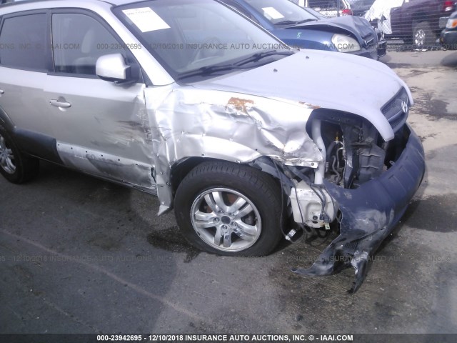 KM8JN12D96U318739 - 2006 HYUNDAI TUCSON GLS/LIMITED 银色 照片 6