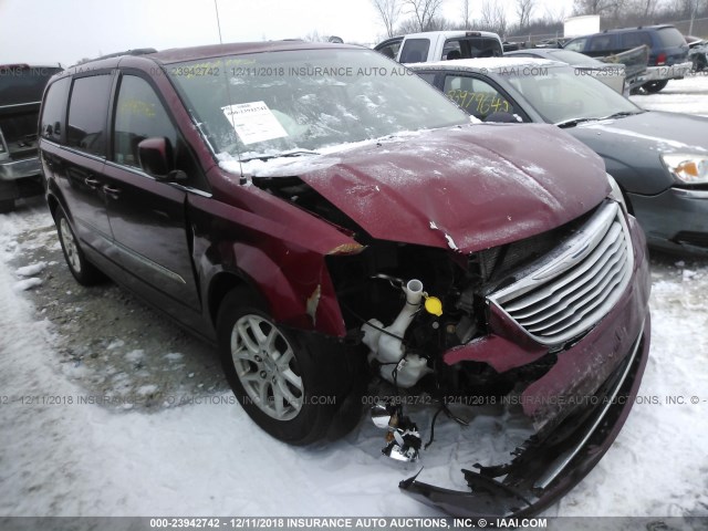 2C4RC1BG6DR620443 - 2013 CHRYSLER TOWN & COUNTRY TOURING RED photo 1