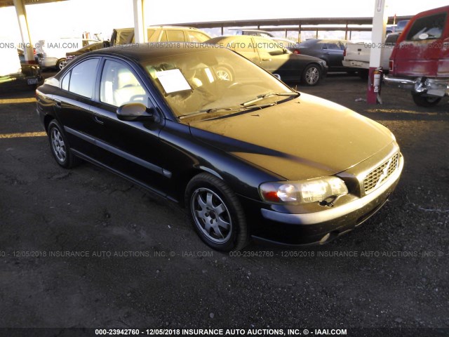 YV1RH59H932253536 - 2003 VOLVO S60 2.5T BLACK photo 1