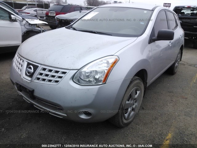 JN8AS5MV8AW122433 - 2010 NISSAN ROGUE S/SL/KROM SILVER photo 2