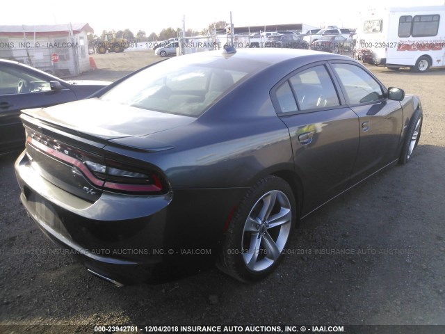 2C3CDXCT0JH225374 - 2018 DODGE CHARGER R/T GRAY photo 4