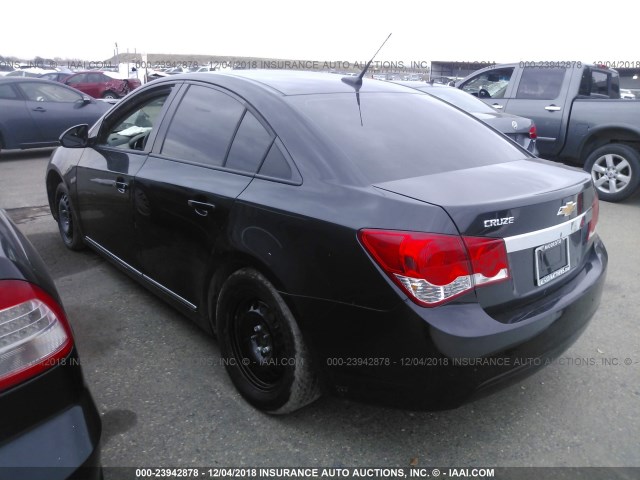 1G1PA5SG7E7407579 - 2014 CHEVROLET CRUZE LS BLACK photo 3