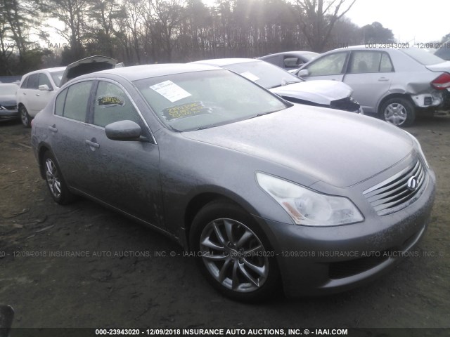 JNKCV61F39M355592 - 2009 INFINITI G37 GRAY photo 1