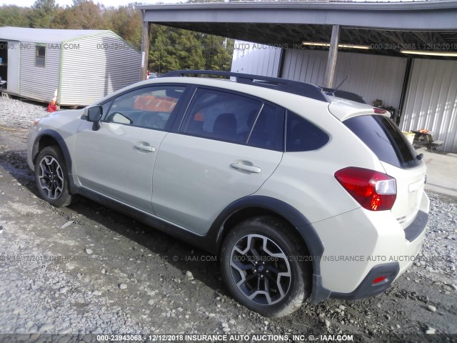 JF2GPABC1H8263524 - 2017 SUBARU CROSSTREK PREMIUM TAN photo 3