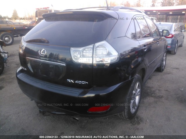 JTJHW31U960004848 - 2006 LEXUS RX 400 BLACK photo 4