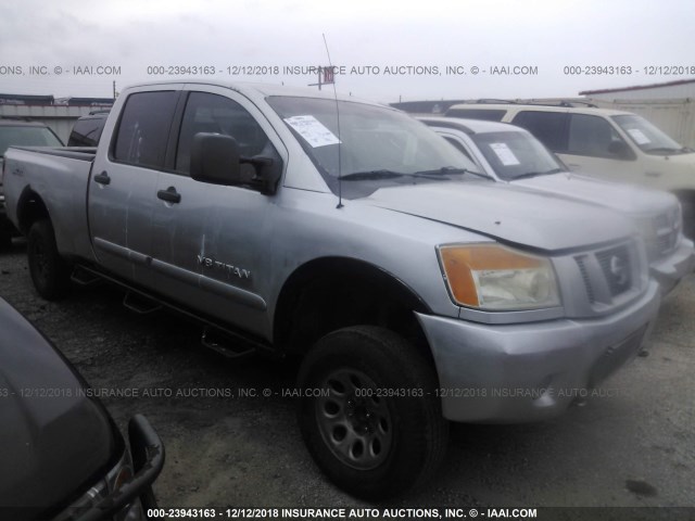 1N6BA07F68N305675 - 2008 NISSAN TITAN XE/SE/LE/PRO-4X SILVER photo 1