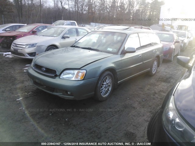 4S3BH625147300804 - 2004 SUBARU LEGACY L SPECIAL GREEN photo 2