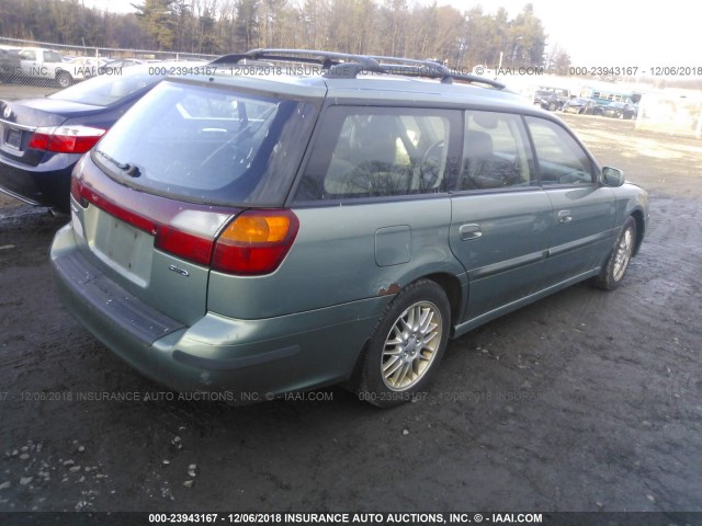 4S3BH625147300804 - 2004 SUBARU LEGACY L SPECIAL GREEN photo 4