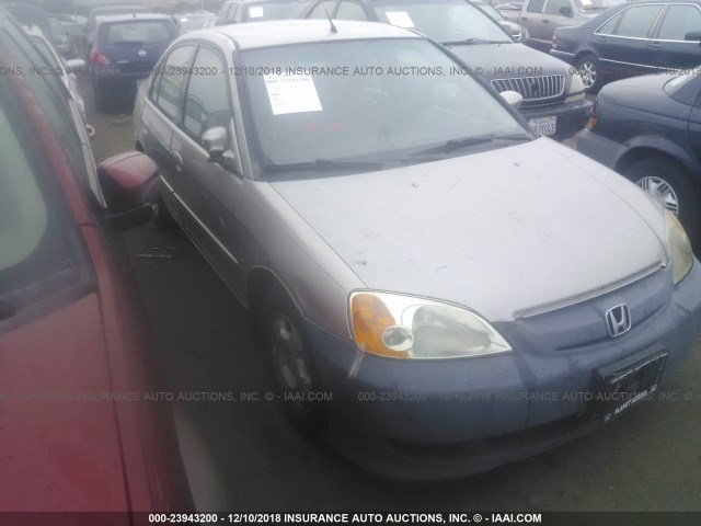 JHMES96603S010647 - 2003 HONDA CIVIC HYBRID GOLD photo 1