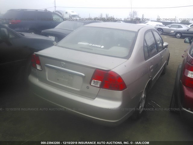 JHMES96603S010647 - 2003 HONDA CIVIC HYBRID GOLD photo 4