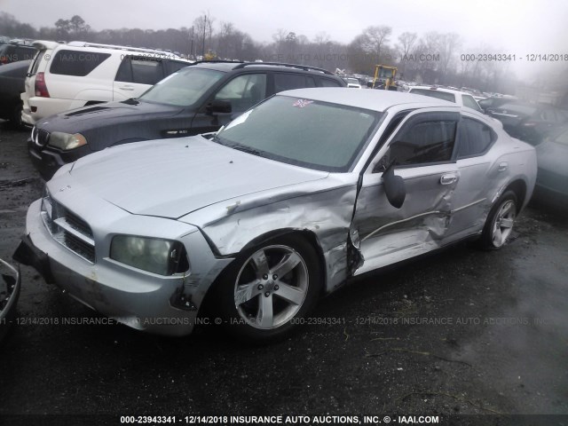 2B3KA43G87H836975 - 2007 DODGE CHARGER SE/SXT SILVER photo 2