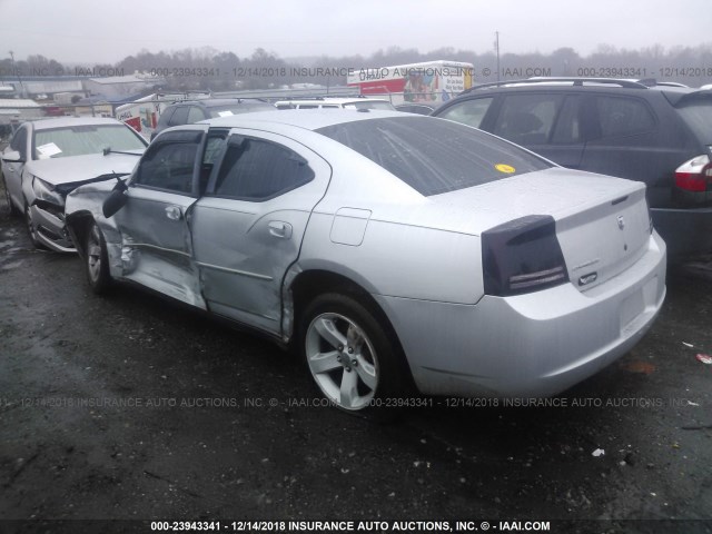 2B3KA43G87H836975 - 2007 DODGE CHARGER SE/SXT SILVER photo 3