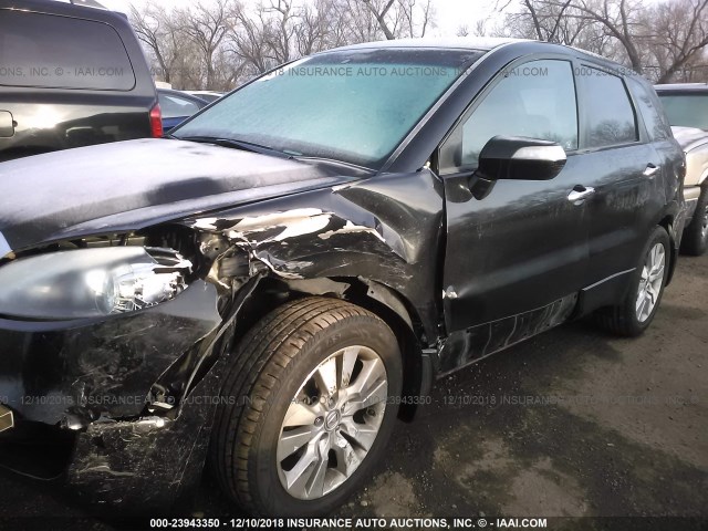 5J8TB1H21CA003699 - 2012 ACURA RDX BLACK photo 6