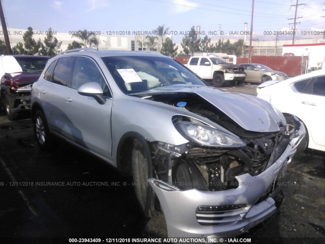 WP1AA2A21CLA12561 - 2012 PORSCHE CAYENNE SILVER photo 1