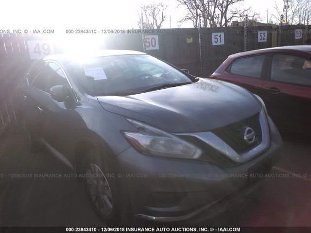 5N1AZ2MH2FN225047 - 2015 NISSAN MURANO S/SL/SV/PLATINUM GRAY photo 1