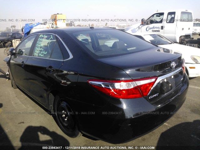 4T4BF1FK5GR540017 - 2016 TOYOTA CAMRY LE/XLE/SE/XSE BLACK photo 3