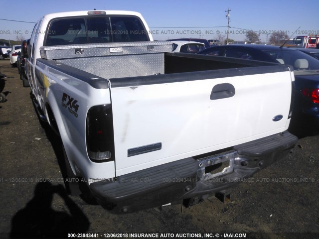 1FTWX31P57EA63949 - 2007 FORD F350 SRW SUPER DUTY WHITE photo 3