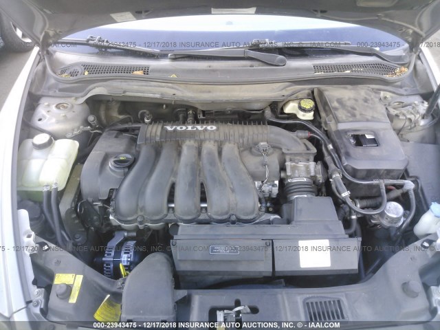 YV1MS390452108420 - 2005 VOLVO S40 2.4I GRAY photo 10