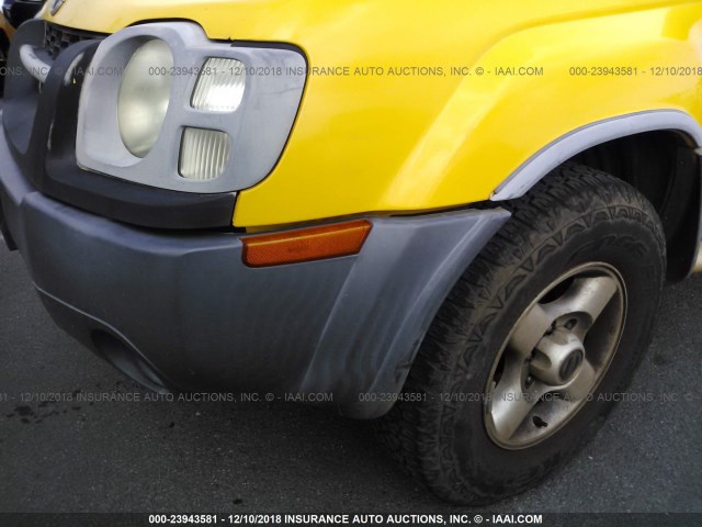 5N1ED28T13C641113 - 2003 NISSAN XTERRA XE/SE YELLOW photo 6