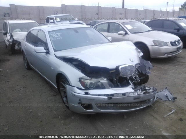 WBAHN83577DT69173 - 2007 BMW 750 SILVER photo 1