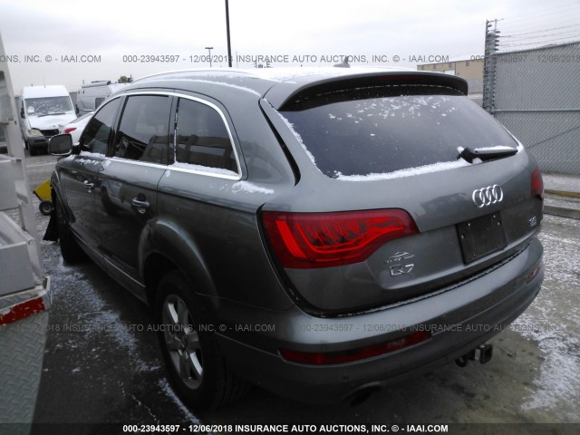 WA1LYAFE2AD006515 - 2010 AUDI Q7 PREMIUM PLUS GRAY photo 3