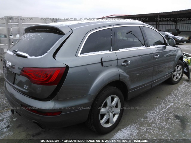 WA1LYAFE2AD006515 - 2010 AUDI Q7 PREMIUM PLUS GRAY photo 4