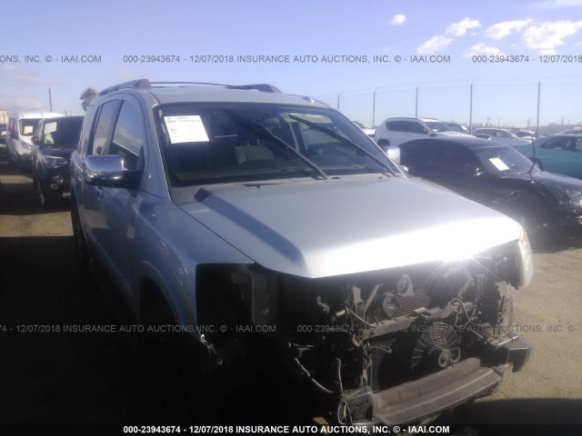 5N1AA0ND8BN622957 - 2011 NISSAN ARMADA SV/SL/PLATINUM SILVER photo 1