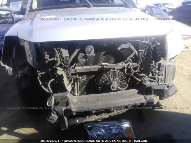 5N1AA0ND8BN622957 - 2011 NISSAN ARMADA SV/SL/PLATINUM SILVER photo 6