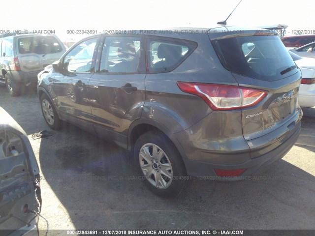 1FMCU0F76DUB46662 - 2013 FORD ESCAPE S GRAY photo 3