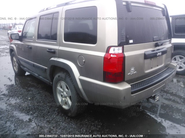 1J8HG48N36C275125 - 2006 JEEP COMMANDER BROWN photo 3