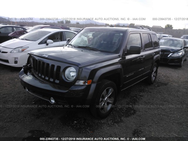 1C4NJRFB5GD785893 - 2016 JEEP PATRIOT LATITUDE GRAY photo 2