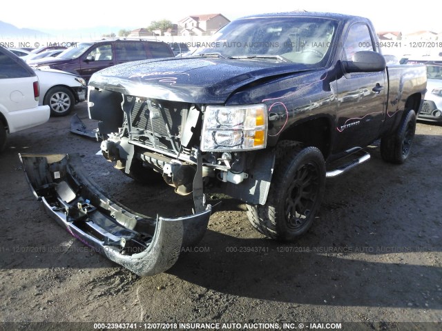 1GCNCPEA9DZ394042 - 2013 CHEVROLET SILVERADO C1500 BLACK photo 2