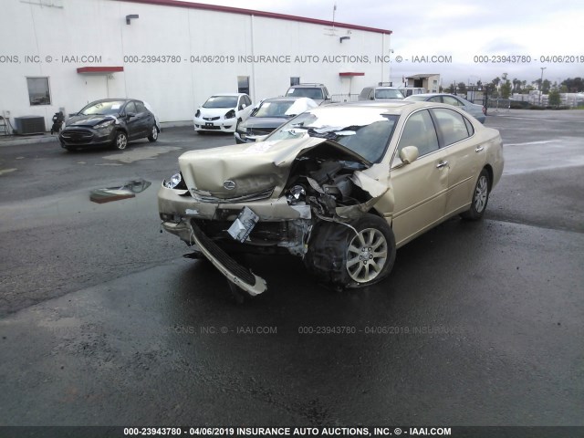 JTHBF30G225022544 - 2002 LEXUS ES 300 GOLD photo 2