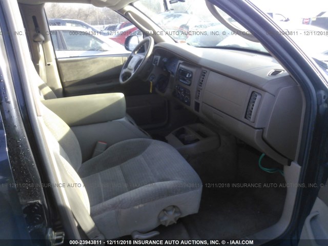 1B4HS48N82F126690 - 2002 DODGE DURANGO SLT BLACK photo 5