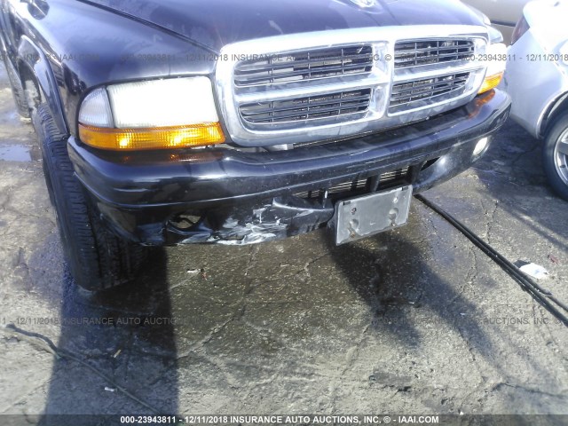 1B4HS48N82F126690 - 2002 DODGE DURANGO SLT BLACK photo 6