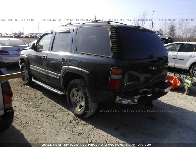 1GNEK13Z45J257140 - 2005 CHEVROLET TAHOE K1500 BLUE photo 3