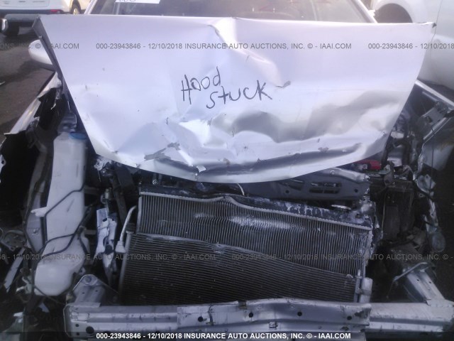 JHMGE8H3XDC051554 - 2013 HONDA FIT SILVER photo 10