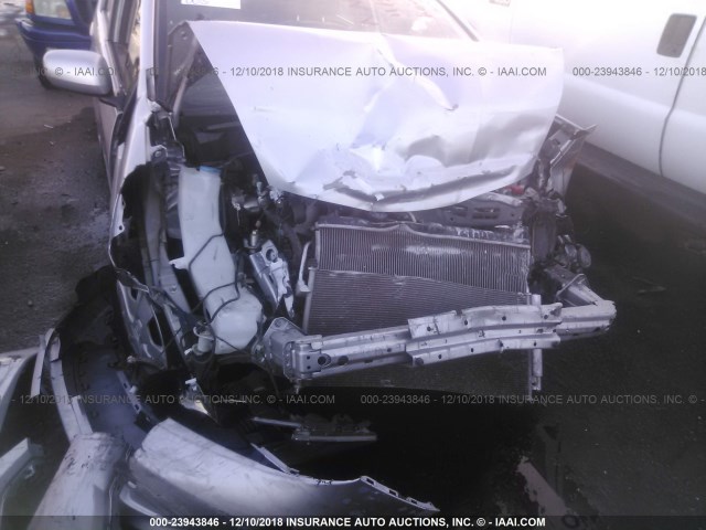 JHMGE8H3XDC051554 - 2013 HONDA FIT SILVER photo 6