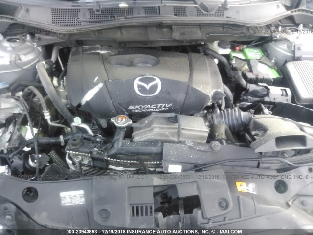 JM3KE2BE8E0314864 - 2014 MAZDA CX-5 SPORT SILVER photo 10