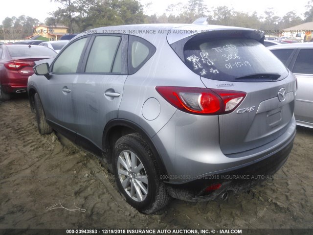 JM3KE2BE8E0314864 - 2014 MAZDA CX-5 SPORT SILVER photo 3