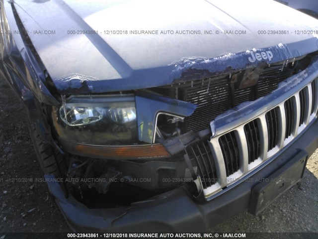 1J4GW48SX4C254128 - 2004 JEEP GRAND CHEROKEE LAREDO/COLUMBIA/FREEDOM 蓝色 照片 6