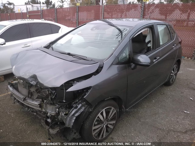 3HGGK5H07JM701502 - 2018 HONDA FIT EX/EXL GRAY photo 2