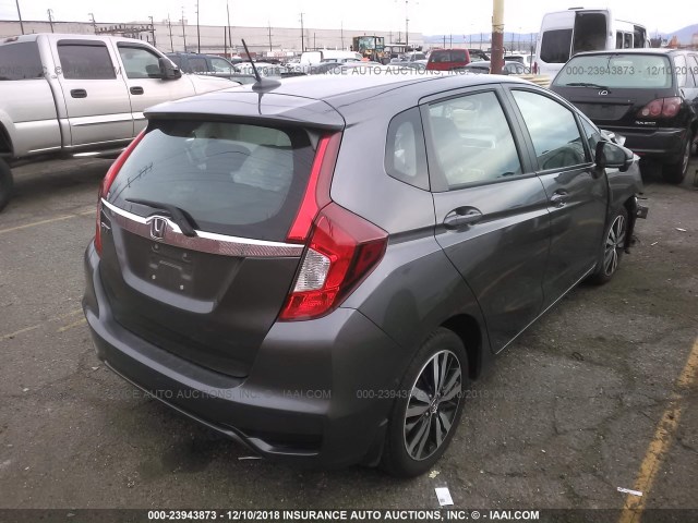 3HGGK5H07JM701502 - 2018 HONDA FIT EX/EXL GRAY photo 4