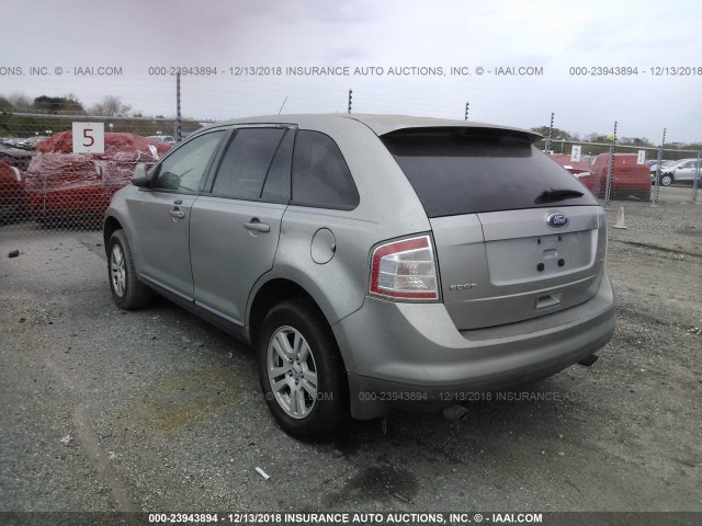 2FMDK38C88BA87373 - 2008 FORD EDGE SEL TAN photo 3