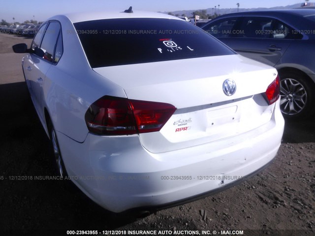 1VWAT7A31EC113794 - 2014 VOLKSWAGEN PASSAT S WHITE photo 6