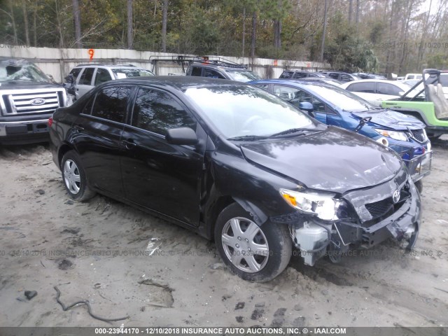 JTDBL40E49J053648 - 2009 TOYOTA COROLLA LE/XLE BLACK photo 1