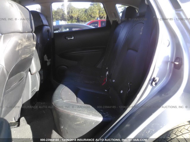 JN8AS5MT9DW004734 - 2013 NISSAN ROGUE S/SV GRAY photo 8