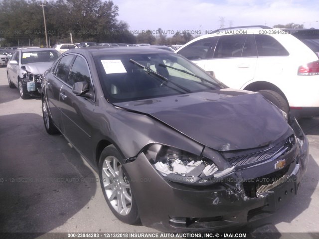 1G1ZE5E13BF176668 - 2011 CHEVROLET MALIBU LTZ BROWN photo 1